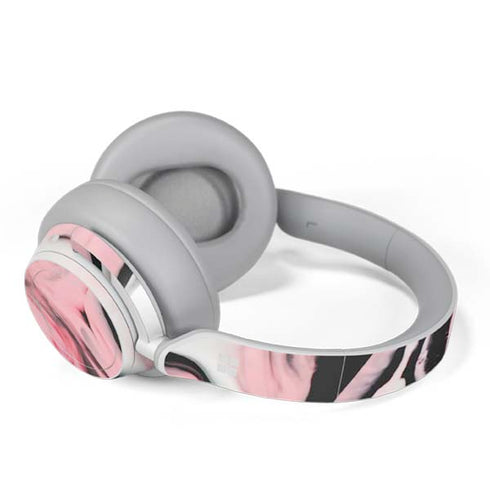 Pink Marble Ink Surface Headphones Skin